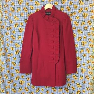 Antonio Melani wool red coat